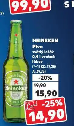 Kaufland Pivo heineken nabídka