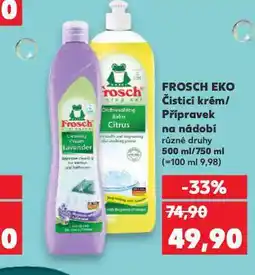 Kaufland Frosch eko přípravek na nádobí nabídka