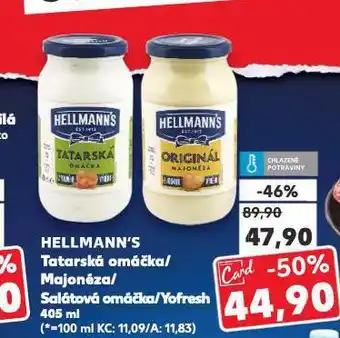 Kaufland Hellmann's majonéza nabídka