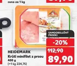 Kaufland Krůtí minifilet z prsou nabídka