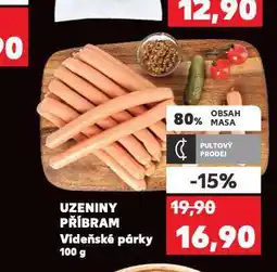 Kaufland Vídeňské párky nabídka