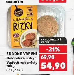 Kaufland Holandské řízky nabídka