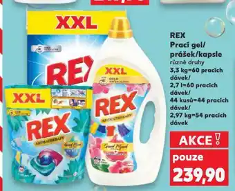 Kaufland Rex prací prostředek nabídka