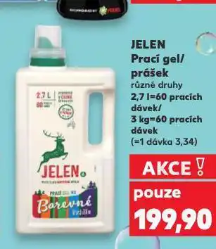 Kaufland Jelen prací prostředek nabídka