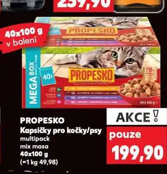 Kaufland Propesko kapsičky pro psy nabídka