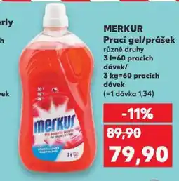 Kaufland Merkur prací prostředek nabídka