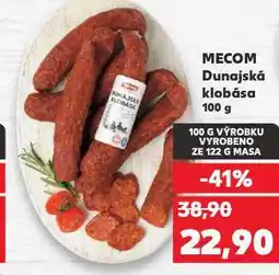 Kaufland Dunajská klobása nabídka