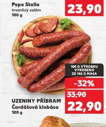 Kaufland Čardášová klobása nabídka