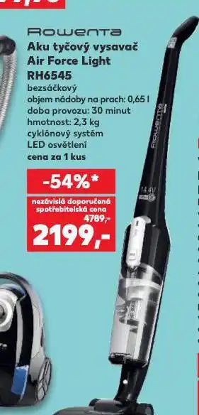 Kaufland Rowenta vysavač nabídka