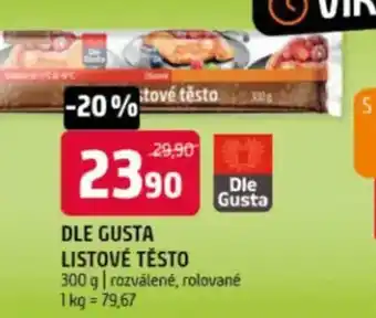 Terno Dle gusta listové těsto nabídka