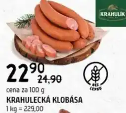 Terno Krahulecká klobása nabídka