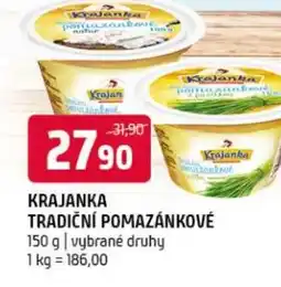 Terno KRAJANKA Tradiční pomazánkové nabídka