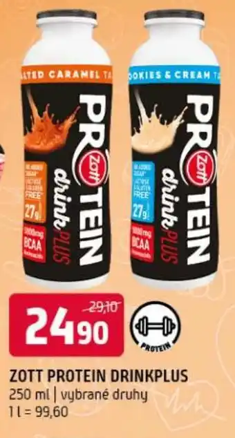 Terno Zott protein drinkplus nabídka