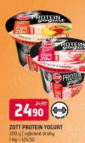 Terno Zott protein yogurt nabídka