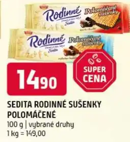 Terno Sedita rodinné sušenky polomáčené nabídka