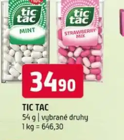 Terno TIC TAC nabídka