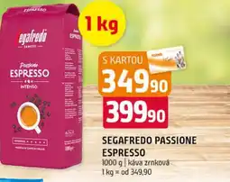 Terno Segafredo passione espresso nabídka