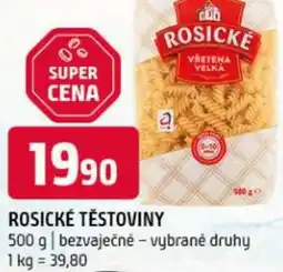 Terno Rosické těstoviny nabídka