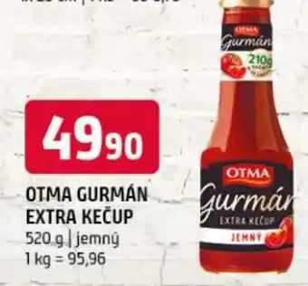 Terno Otma gurmán extra kečup nabídka