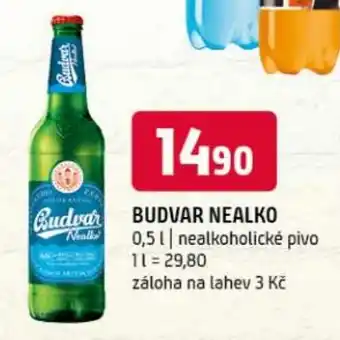 Terno Budvar nealko nabídka