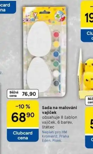 Tesco Sada na malování vajíček nabídka