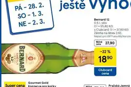 Tesco Pivo bernard 12 nabídka