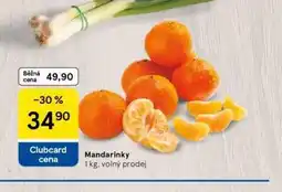 Tesco Mandarinky nabídka