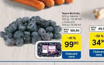 Tesco Borůvky nabídka