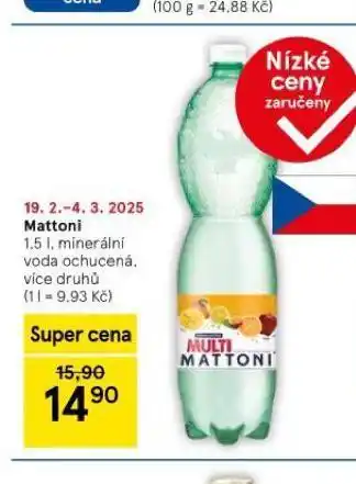 Tesco Mattoni nabídka