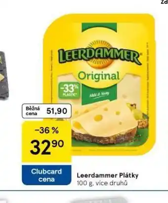 Tesco Leerdammer plátky nabídka