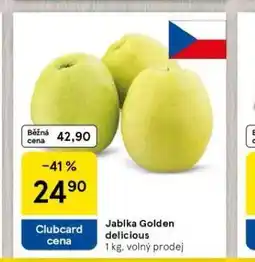 Tesco Jablka golden delicious nabídka