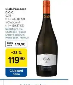 Tesco Cielo prosecco d.o.c nabídka