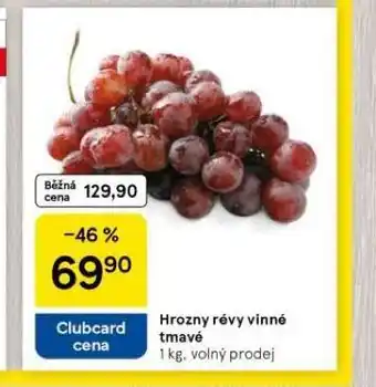 Tesco Hrozny révy vinné tmavé nabídka