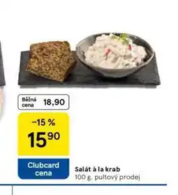 Tesco Salát á la krab nabídka