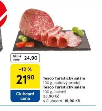 Tesco Turistický salám nabídka