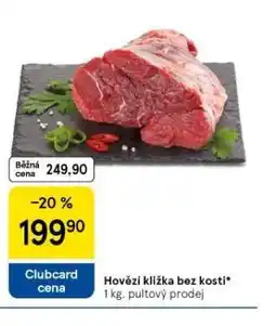 Tesco Hovězí kližka bez kosti nabídka