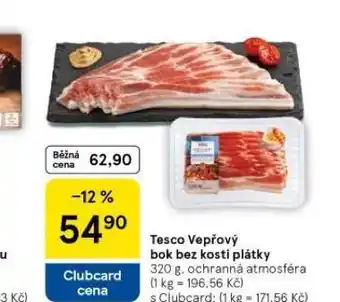 Tesco Vepřový bok bez kosti plátky nabídka