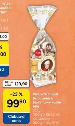 Tesco Victor schmidt bonboniéra mozartovy koule bílé nabídka