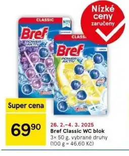 Tesco Bref classic wc blok nabídka