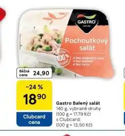 Tesco Gastro balený salát nabídka