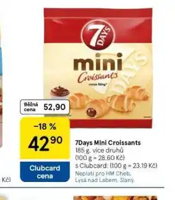 Tesco 7days mini croissant nabídka