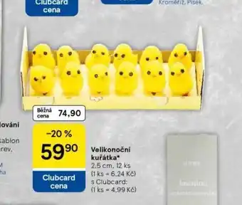 Tesco Velikonoční kuřátka nabídka