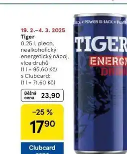 Tesco Tiger nabídka