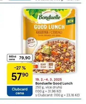 Tesco Bonduelle good lunch nabídka