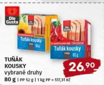 Terno TUŇÁK KOUSKY vybrané druhy nabídka