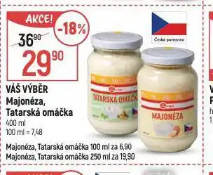 Globus Majonéza, tatarská omáčka nabídka