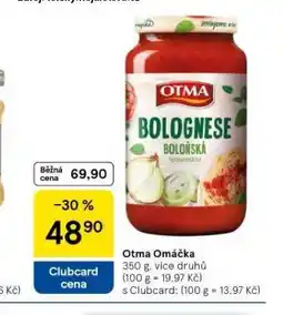 Tesco Otma omáčka nabídka