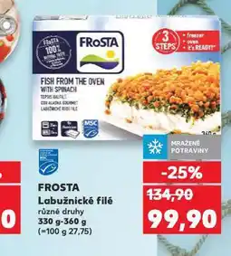 Kaufland Frosta labužnické rybí filé nabídka