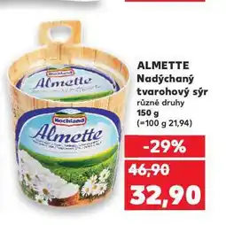 Kaufland Almette nadýchaný sýr nabídka