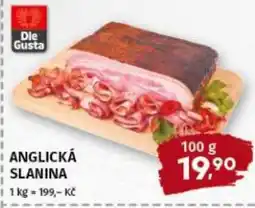 Terno Anglická slanina nabídka